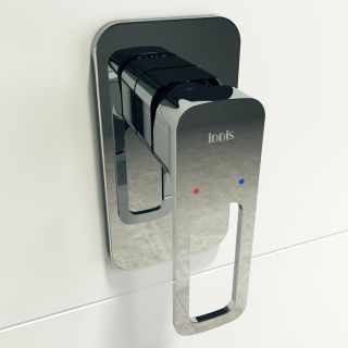 Встраиваемый смеситель для душа IDDIS Slide с одним выходом хром глянцевый SLISB00i66